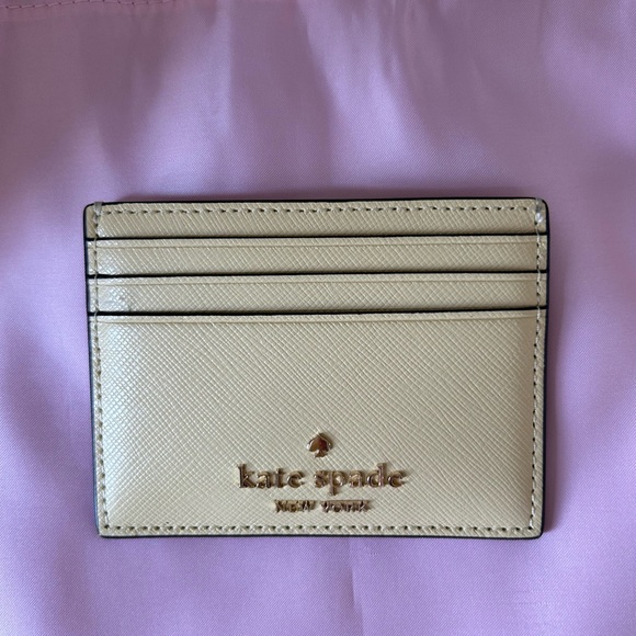 Kate Spade Kristi Flap Backpack & Madison Slim Card Holder Butter - Picture 10 of 11